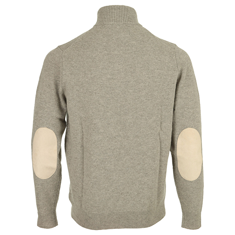 Essential Patch Half Zip Knited Jumper