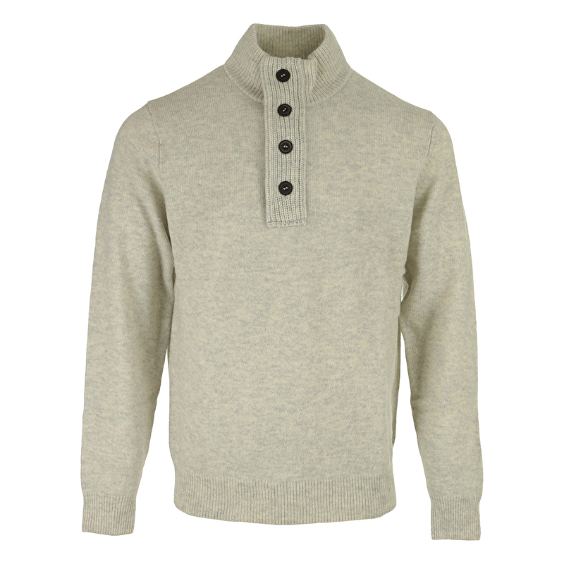 Essential Patch Half Zip Knited Jumper