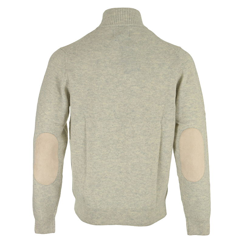 Essential Patch Half Zip Knited Jumper