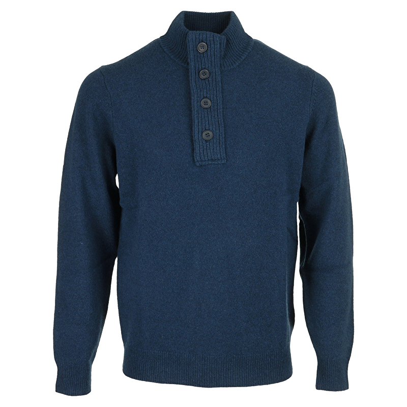 Essential Patch Half Zip Knited Jumper