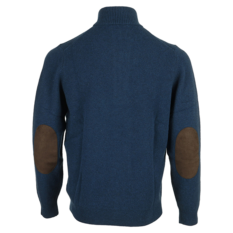 Essential Patch Half Zip Knited Jumper