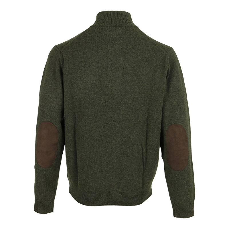 Essential Patch Half Zip Knited Jumper