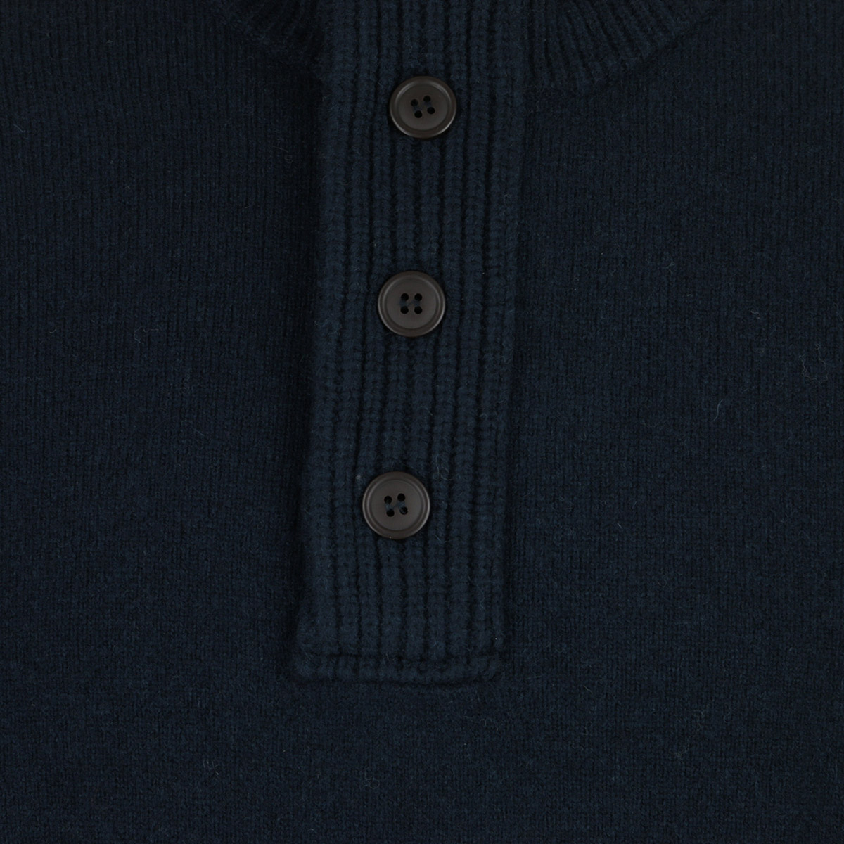 Essential Patch Half Zip Knited Jumper